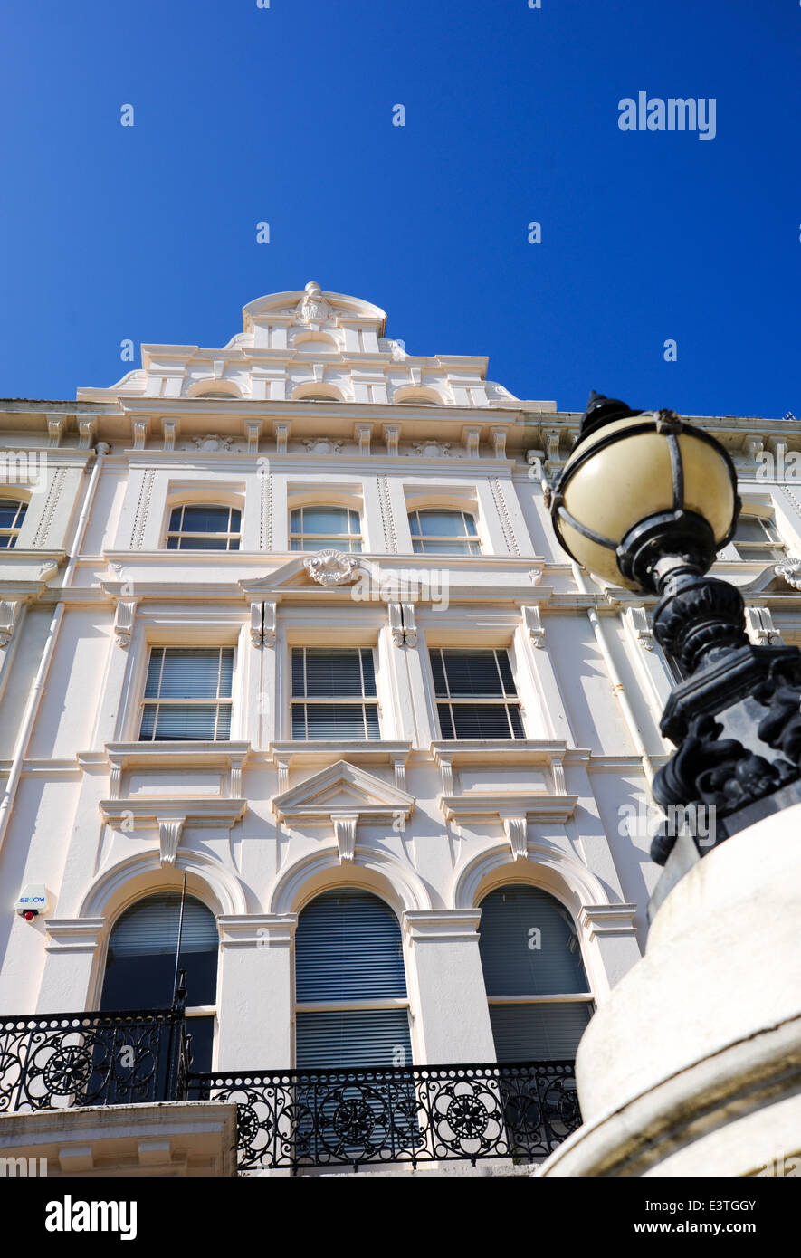 Distinctive Victorian style property Palmeira Mansions in Hove Brighton Sussex UK Stock Photo