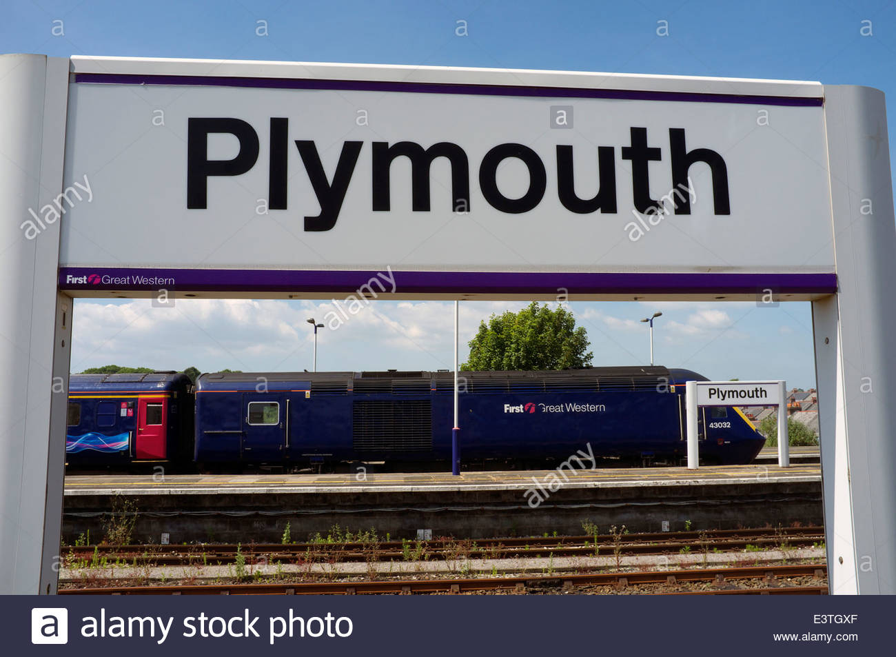 Train Destination Board Uk High Resolution Stock Photography and Images