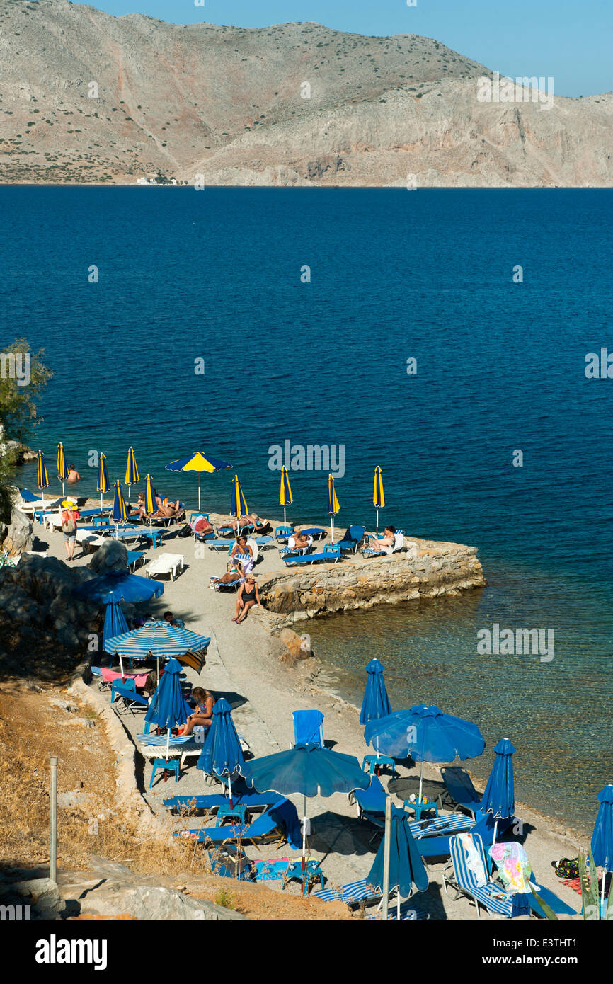 Griechenland, Symi, Paradise Beach (Nos Beach) Stock Photo