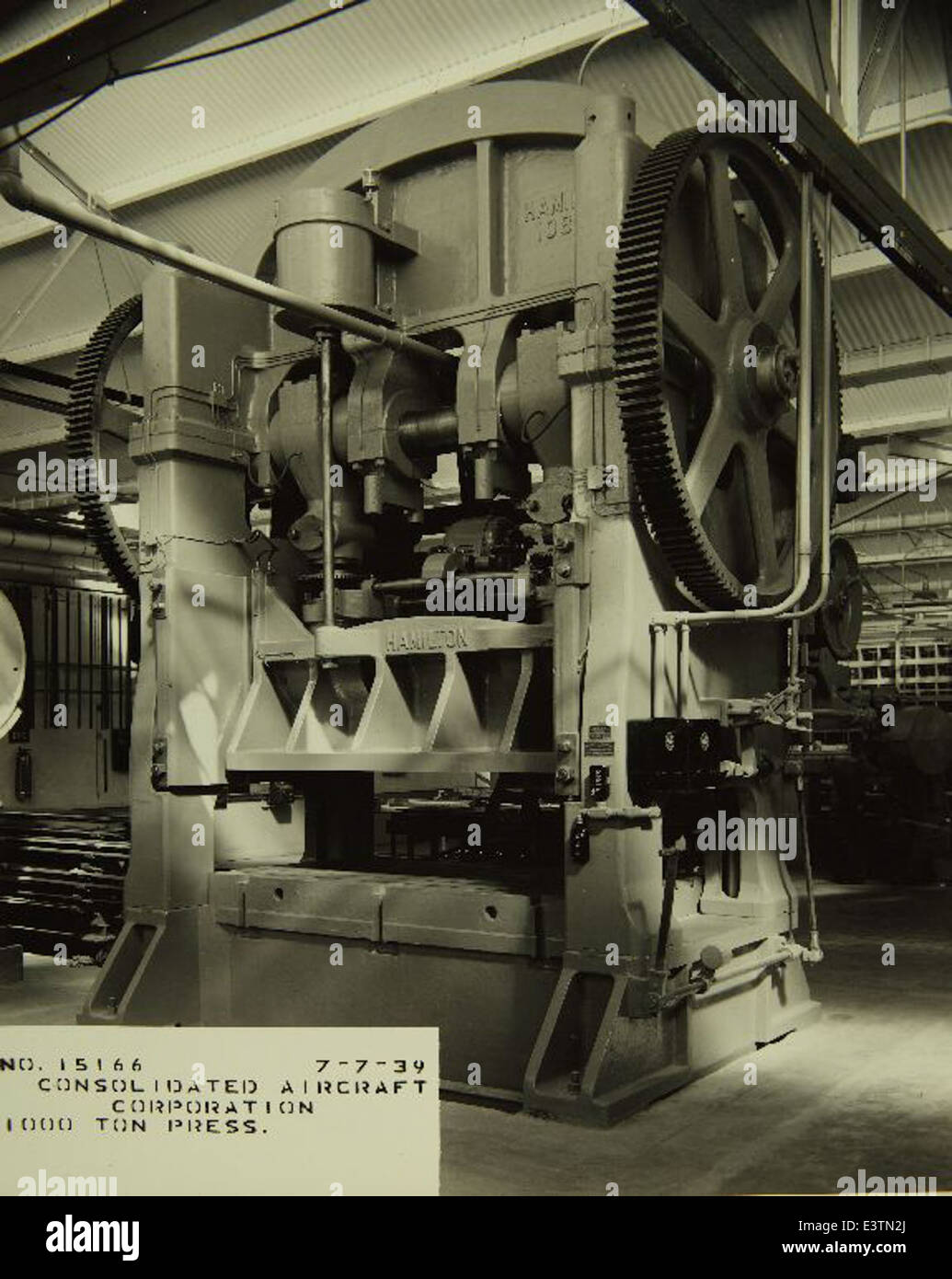 Plant Interior Consolidated Convair Aircraft Factory San