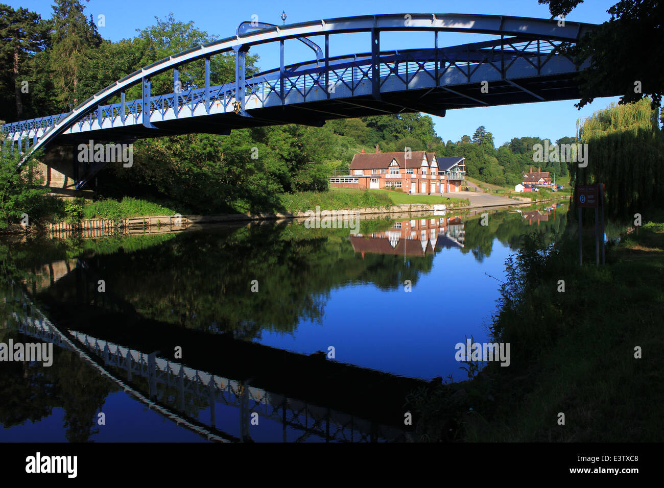 Kingsland Bridge Shrewsbury Stock Photo Alamy