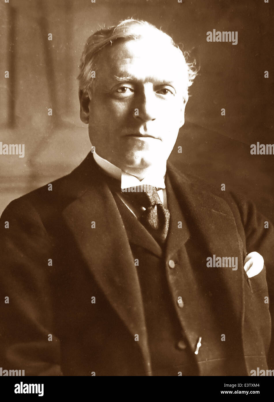 Henry Herbert Asquith British Prime Minister Stock Photo