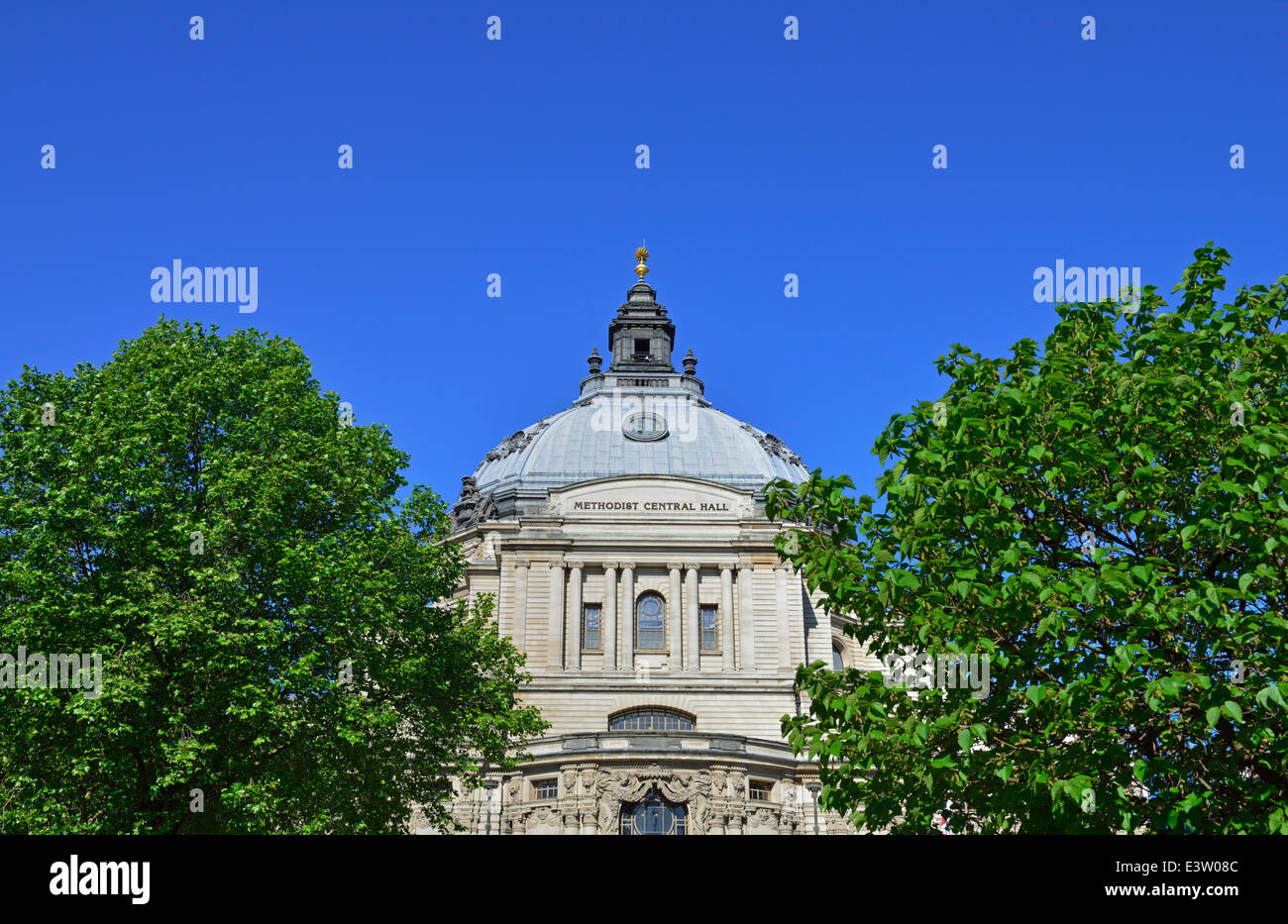 Methodist Central Hall, Storeys Gate, Westminster, London SW1H, United Kingdom Stock Photo