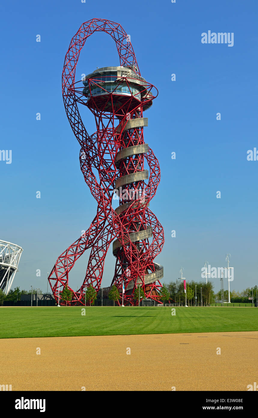 ArcelorMittal Orbit, Queen Elizabeth Olympic Park, Stratford, East London, United Kingdom Stock Photo