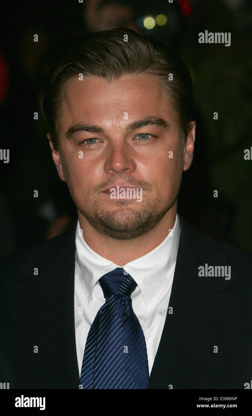 London, UK. 6th Nov, 2008. Leonardo DiCaprio attends the UK premiere of Body Of Lies at Vue West End. © Ferdaus Shamim/ZUMA Wire/ZUMAPRESS.com/Alamy Live News Stock Photo
