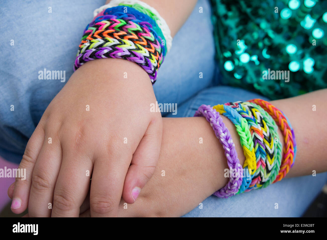 Coloured children hands hi-res stock photography and images - Alamy