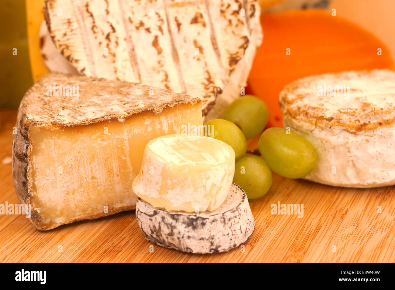 Various types of cheese composition Stock Photo Alamy