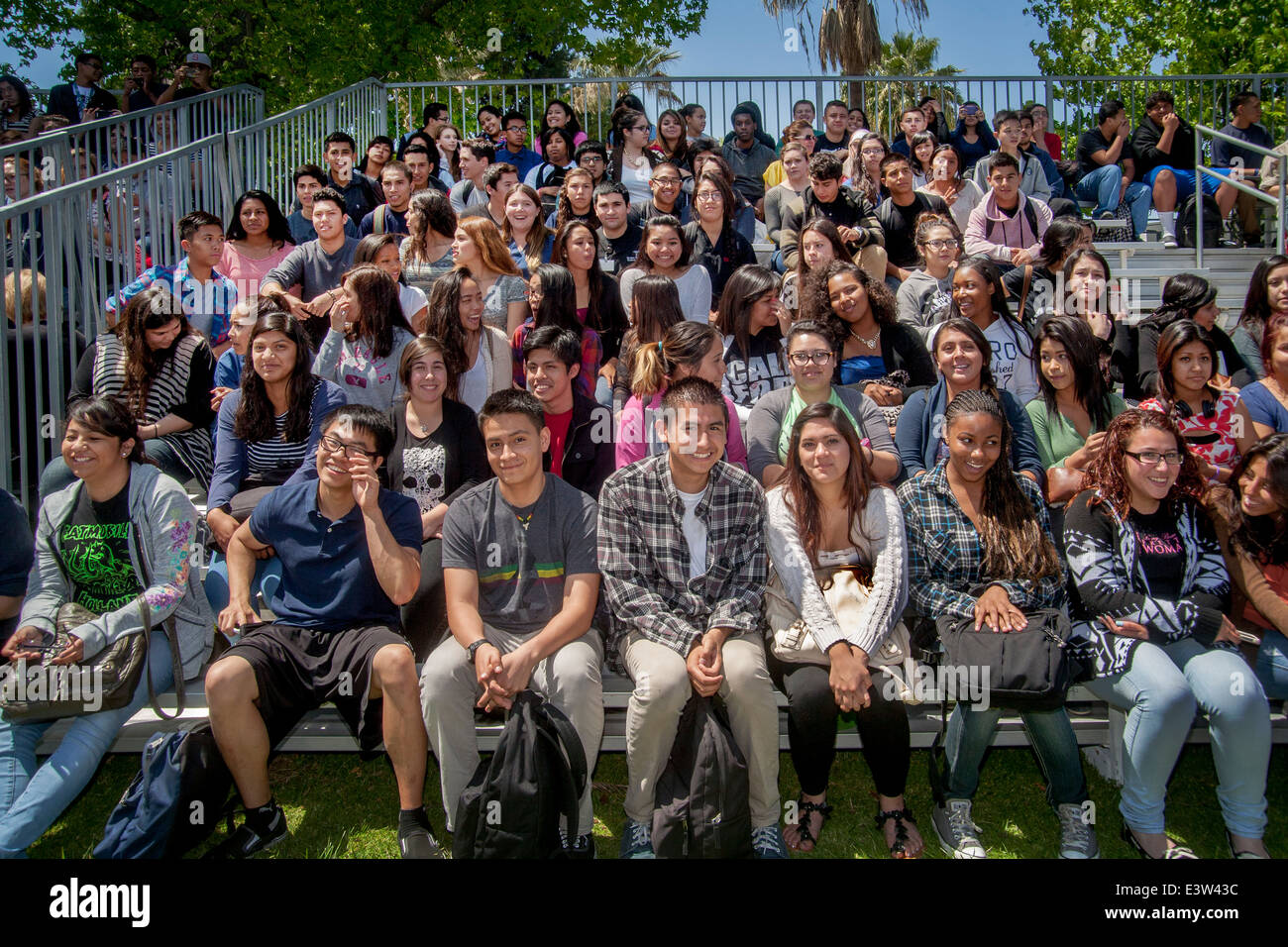 Bleachers grandstand grandstands seat seats hires stock photography