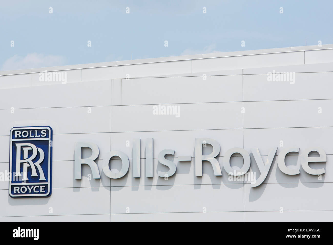 The Rolls-Royce Crosspointe manufacturing plant in Prince George, Virginia.  Stock Photo