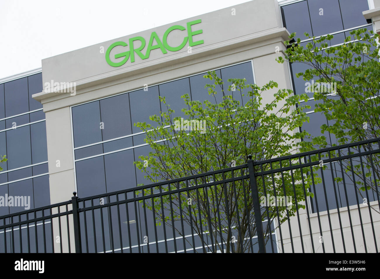 The headquarters of chemical maker W.R. Grace and Company. Stock Photo