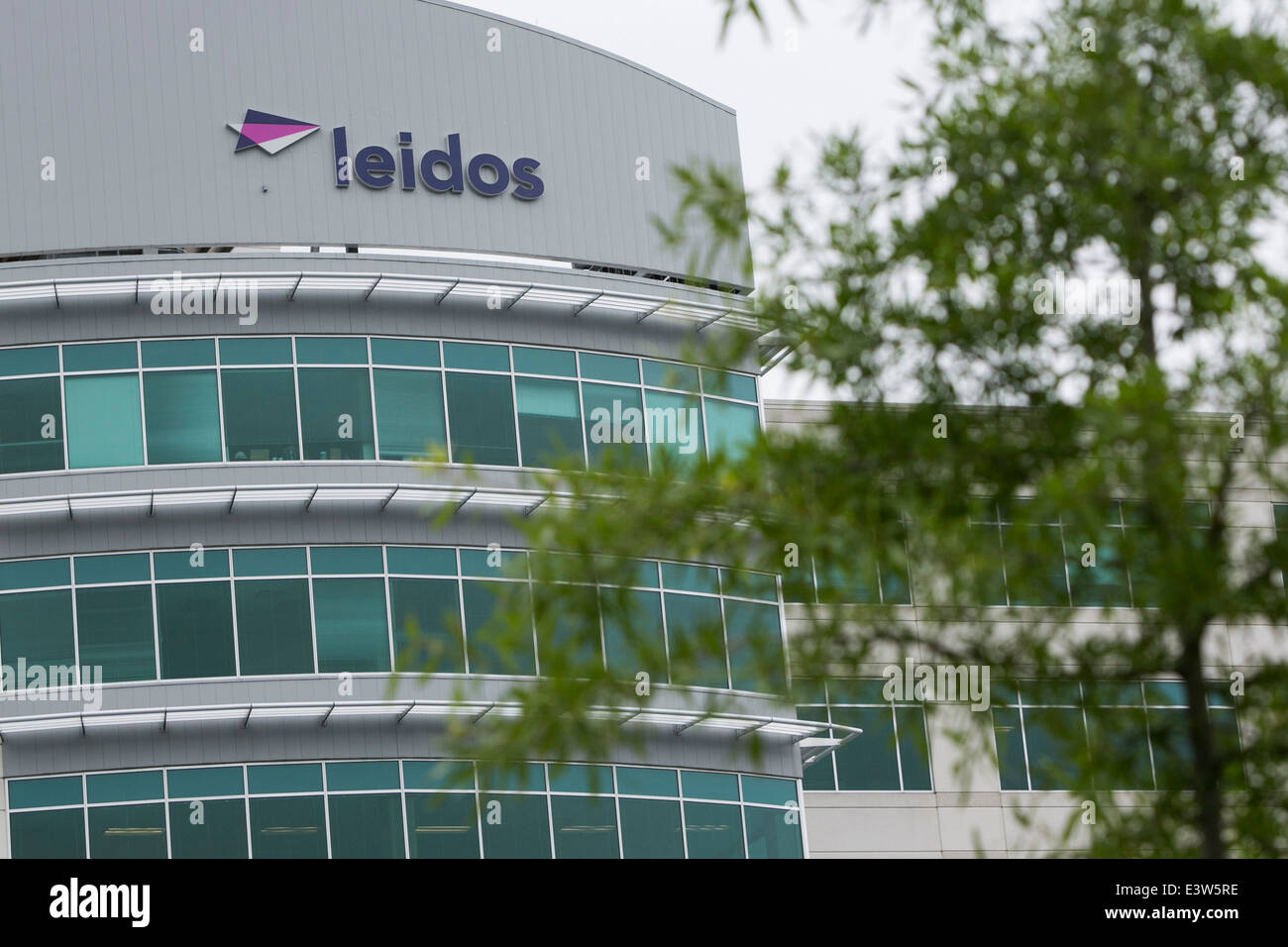 An office building occupied by the defense contractor Leidos in