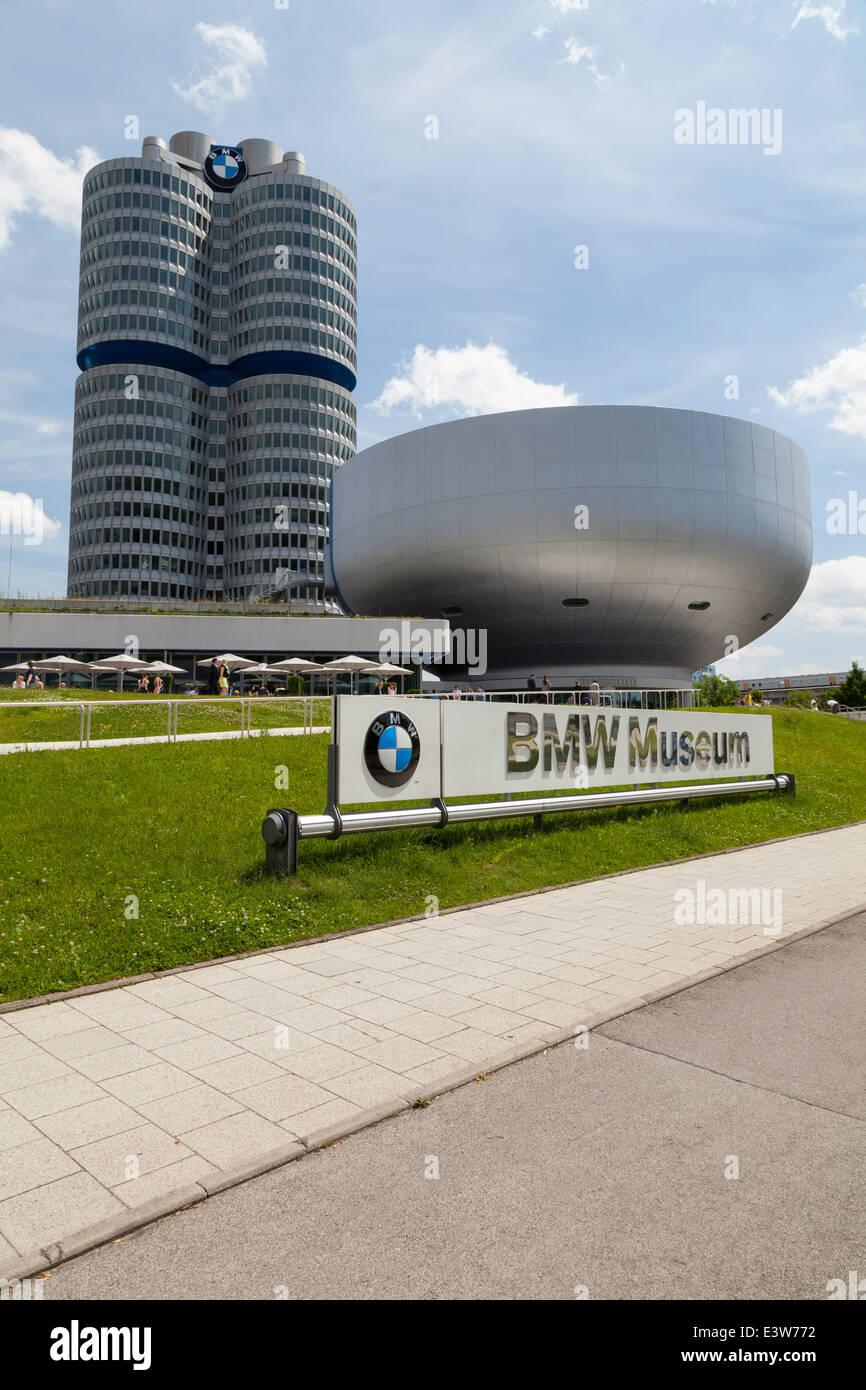 BMW Welt or BMW World with the BMW Museum and BMW Headquarters, Munich ...