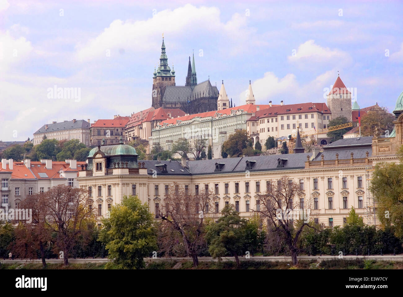 cathedral san vito, prague castle, prague, czech republic Stock Photo