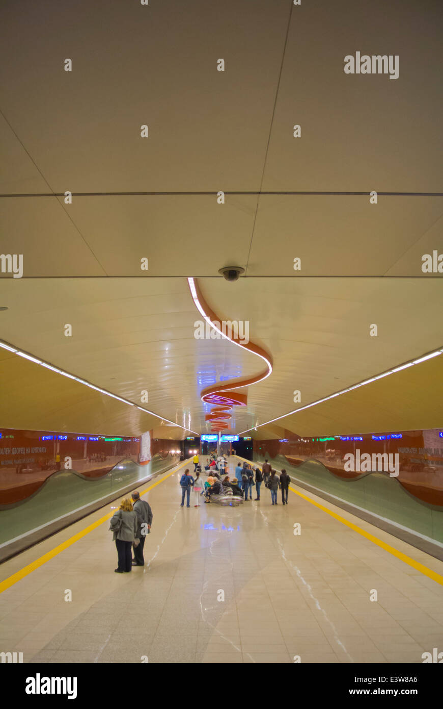 New metro line 2 station Serdika 2, central Sofia, Bulgaria, Europe ...