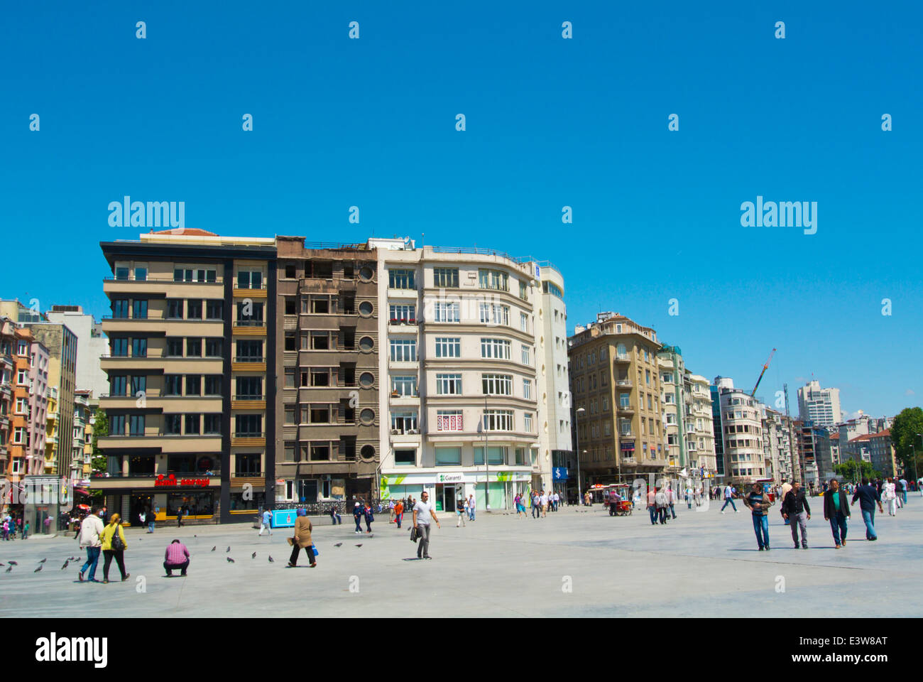 Taksim square, Beyoglu district, central Istanbul, Turkey, Eurasia Stock Photo