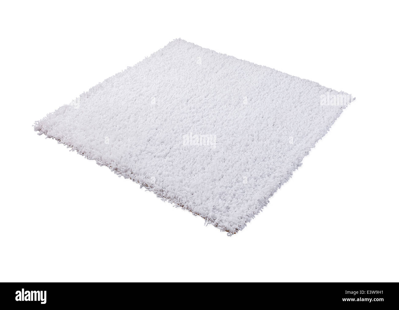 white carpet isolated on white background Stock Photo