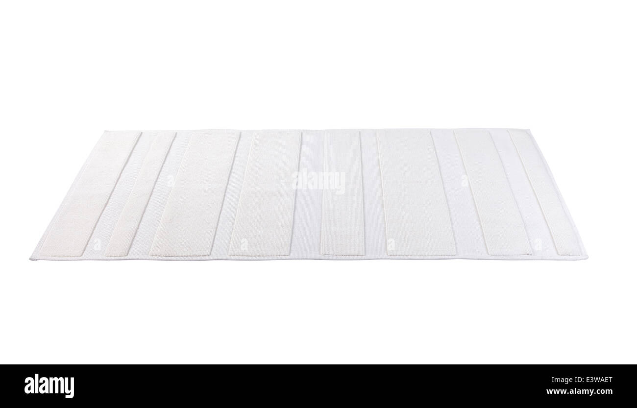 white carpet isolated on white background Stock Photo