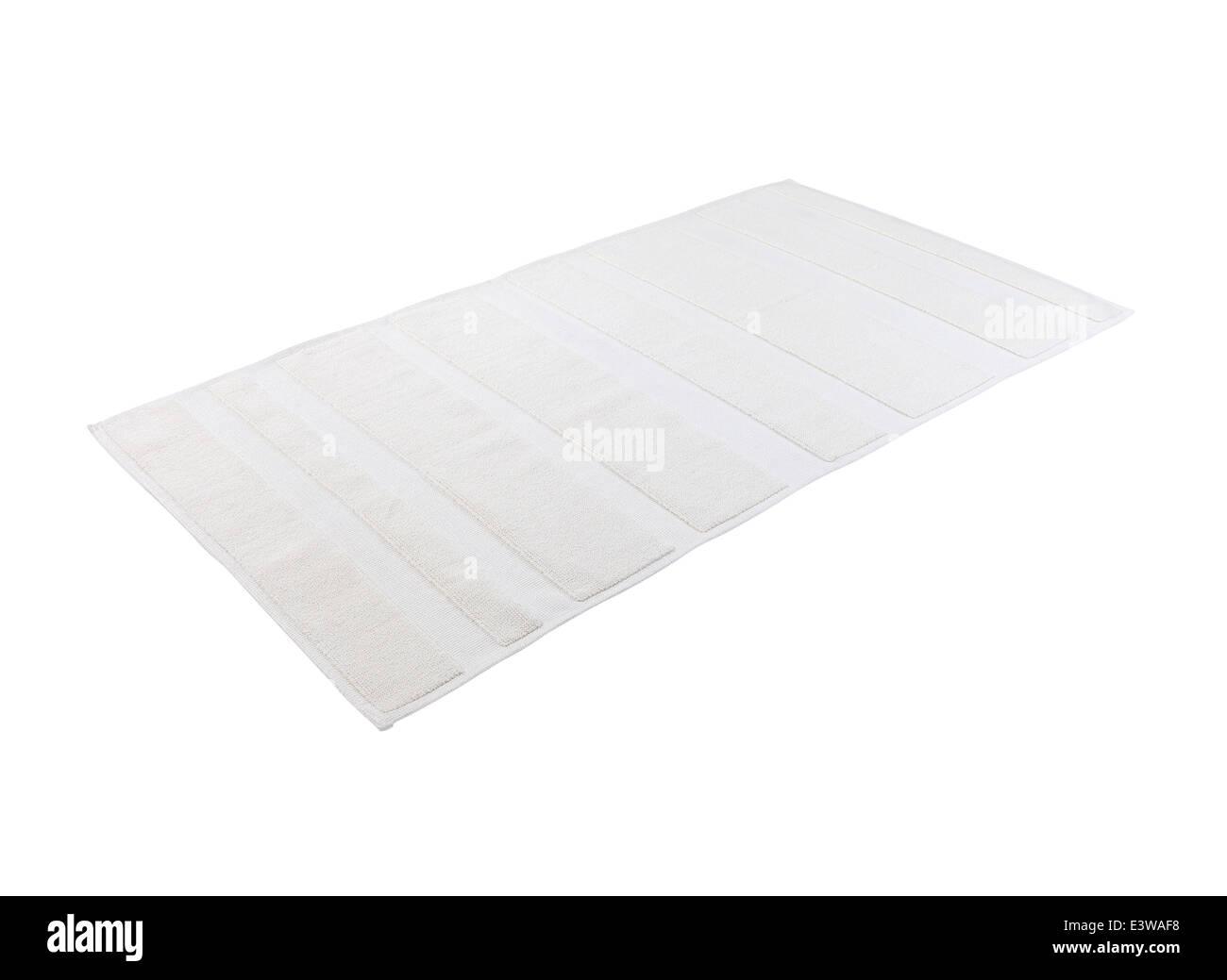 white carpet isolated on white background Stock Photo