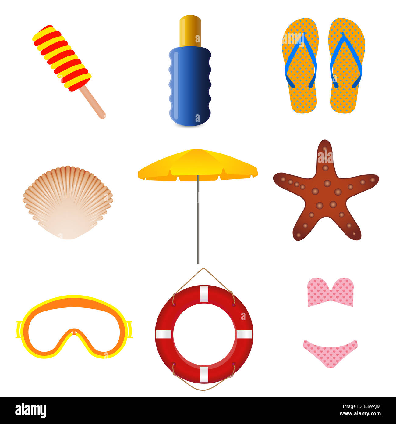 Vector illustration sun bac hi-res stock photography and images - Alamy