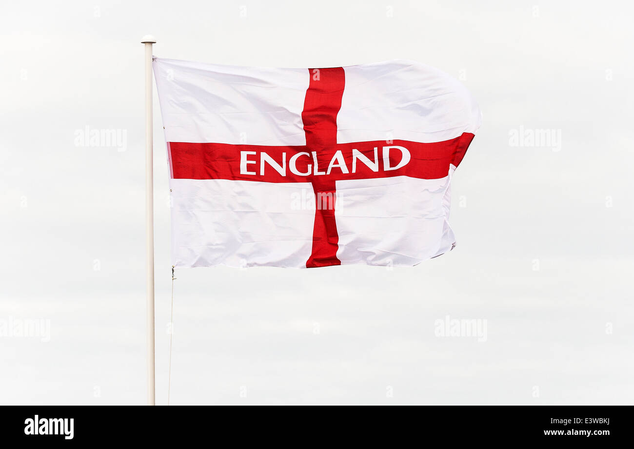 The Cross of St George flag. Stock Photo