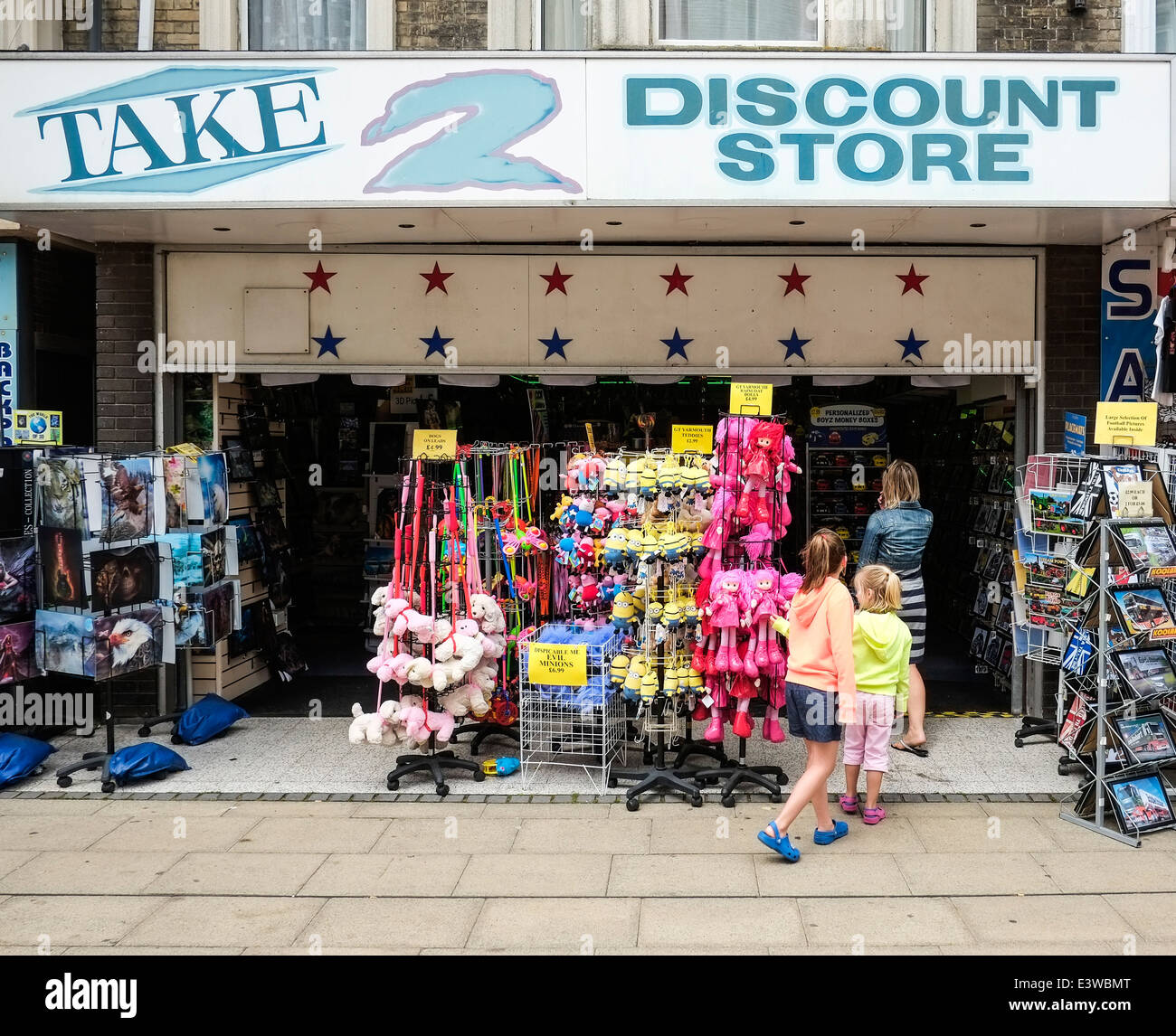 A shop selling toys and beach novelties Stock Photo Alamy