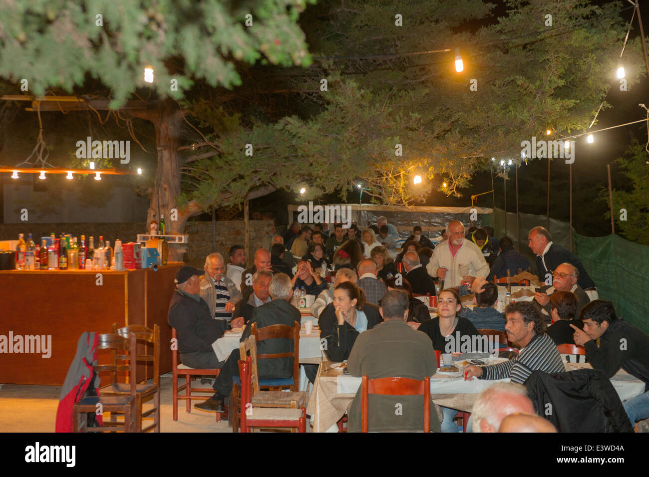 Griechenland, Symi, Kirchenfest Agios Dimitrios Stock Photo