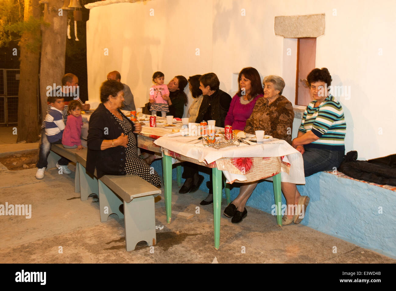 Griechenland, Symi, Kirchenfest Agios Dimitrios Stock Photo