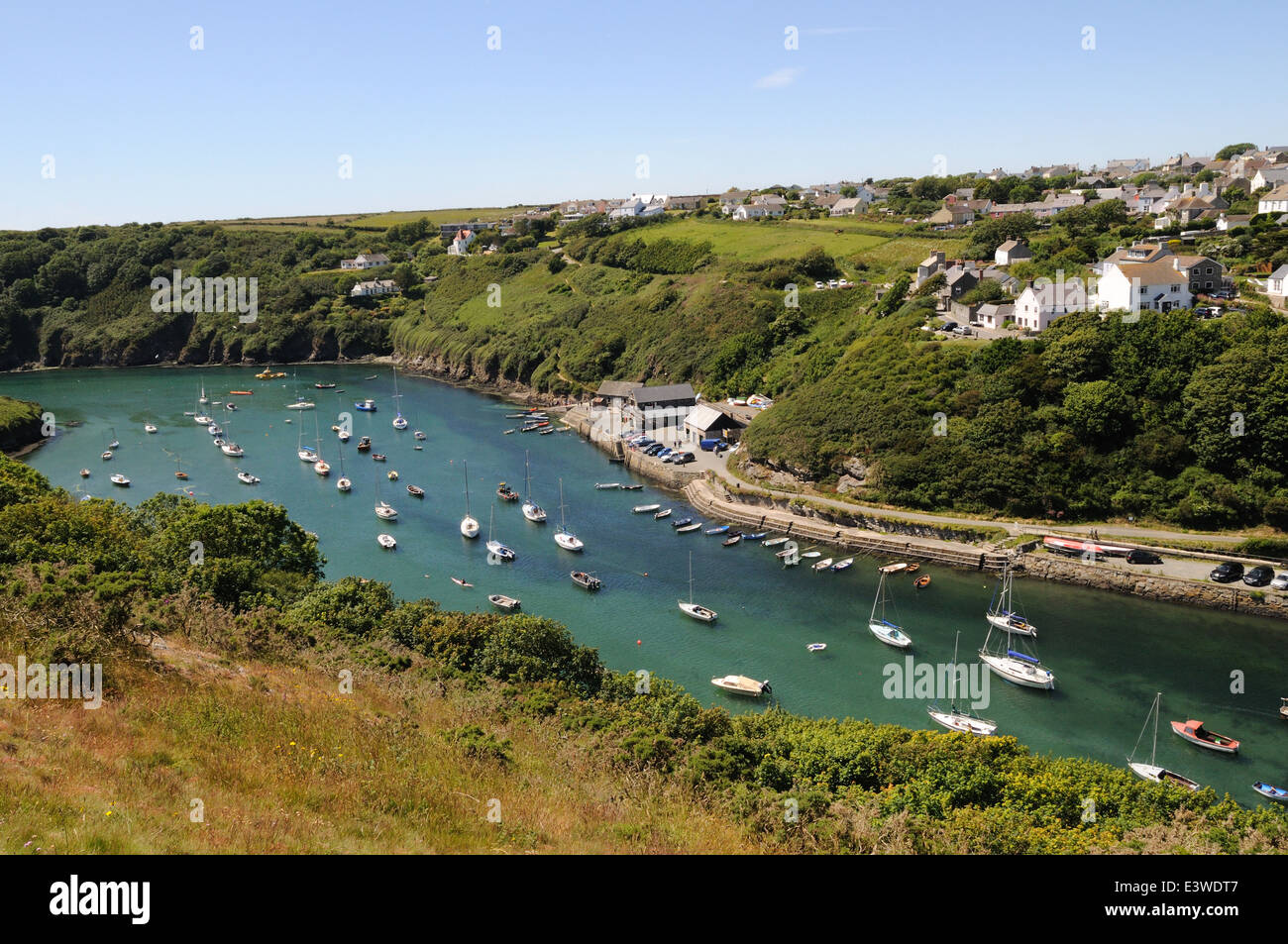 Solva harbour with boats hi-res stock photography and images - Alamy