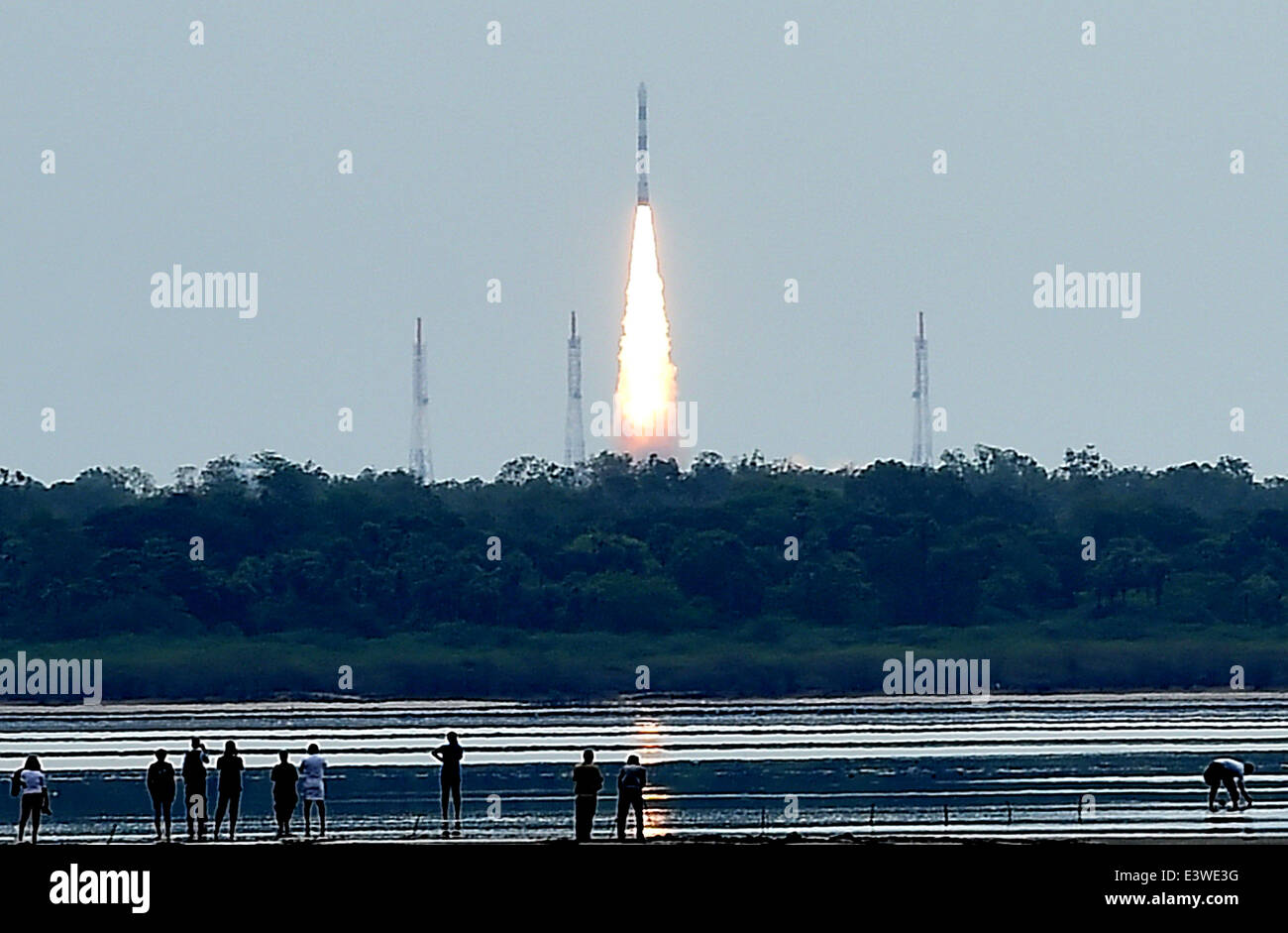 Sriharikota, India. 30th June, 2014. The Polar Satellite Launch Vehicle