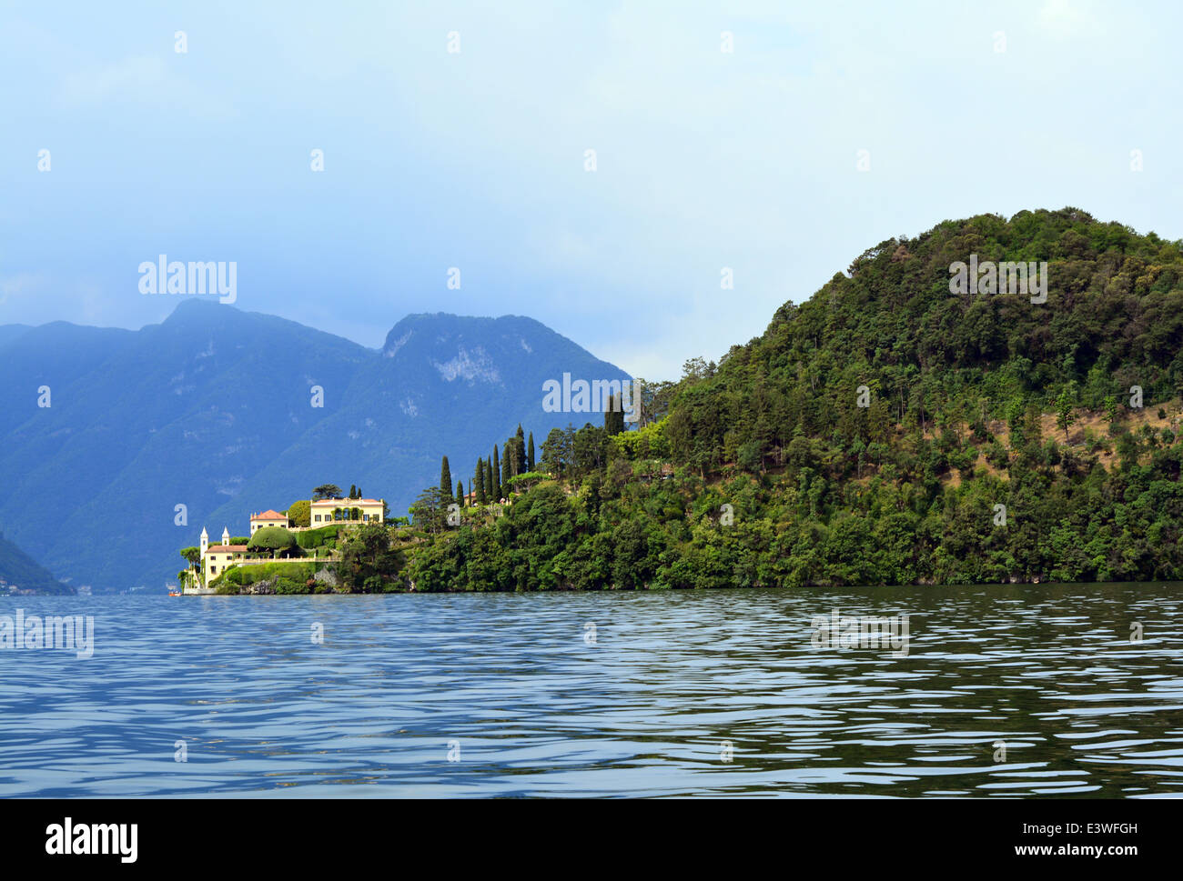 Villa del Balbianello, Lake Como, Italy Stock Photo