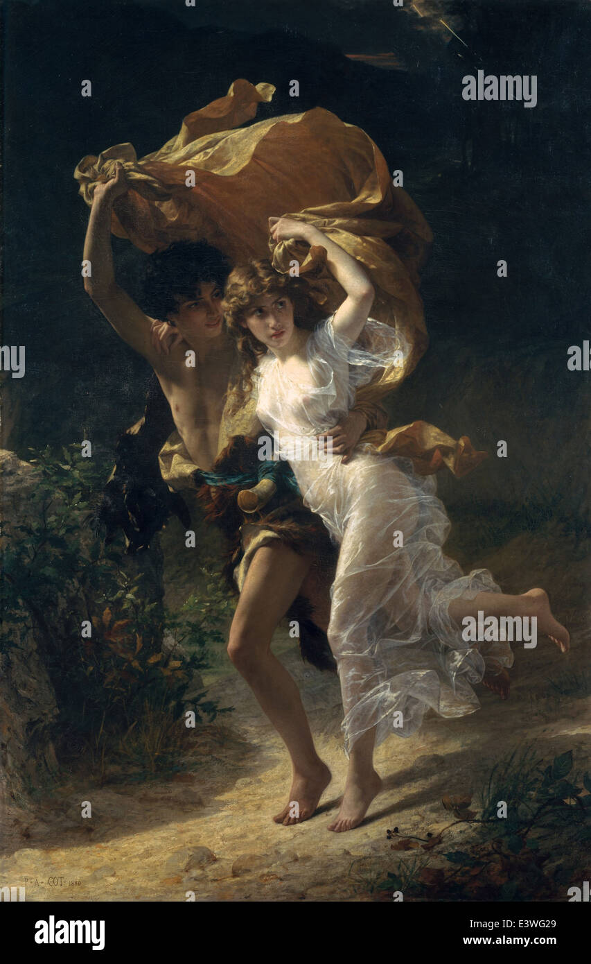 Pierre Auguste Cot The Storm 1880 MET Museum New York Stock pierre-auguste-cot-the-storm-1880-met-museum-new-york-stock