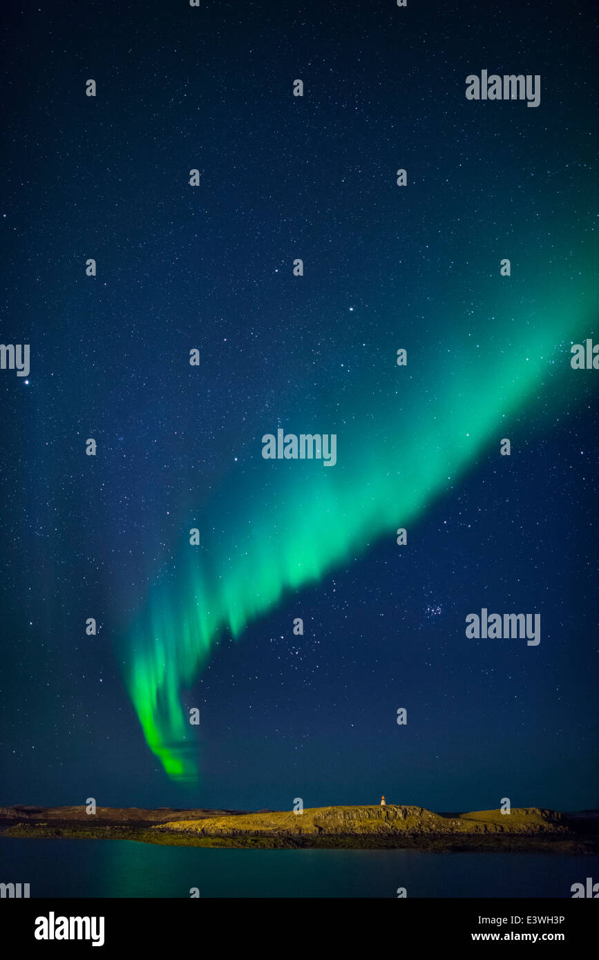 Aurora Borealis or Northern Lights, Iceland Stock Photo - Alamy