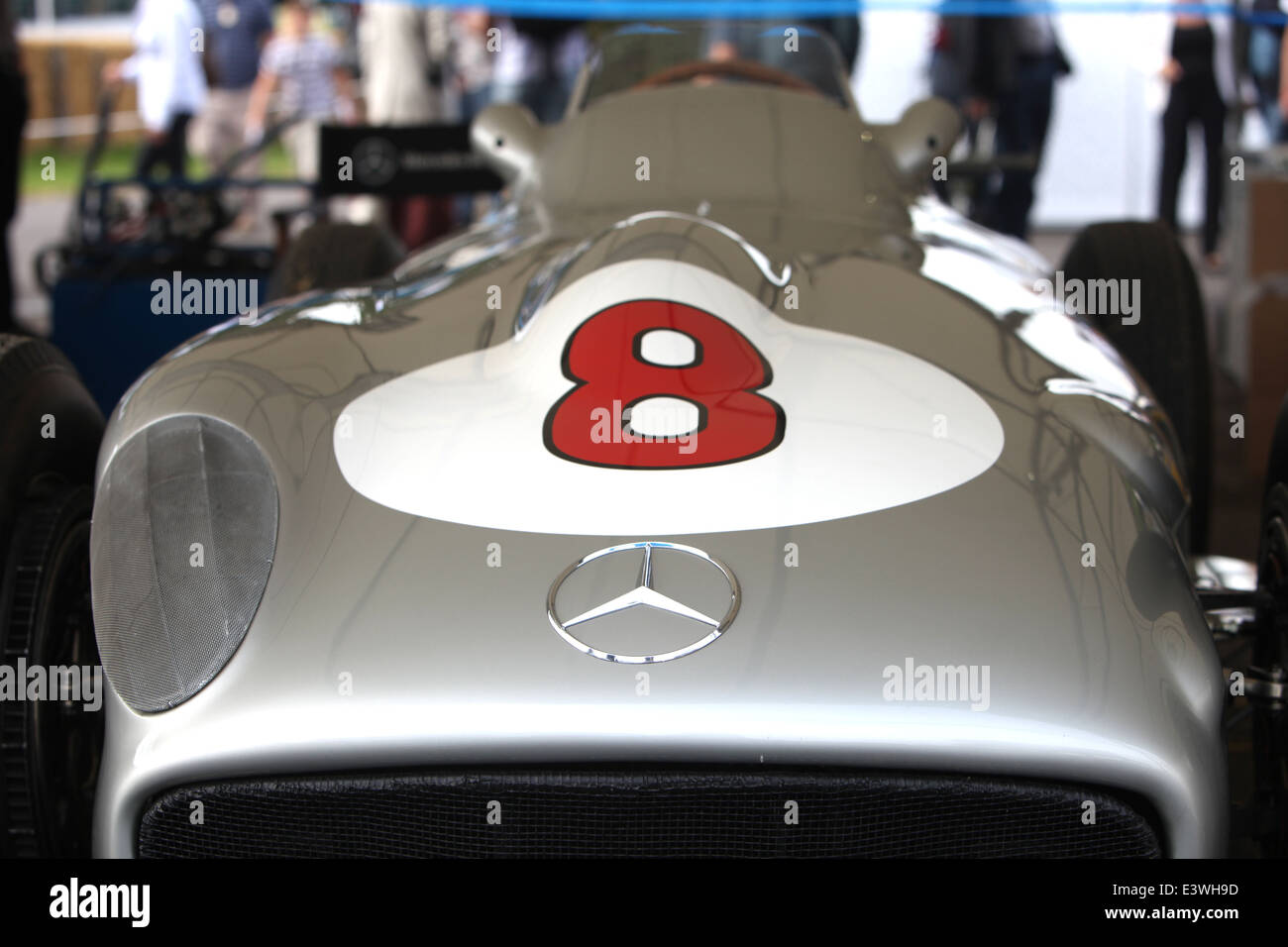 Mercedes racing car Stock Photo