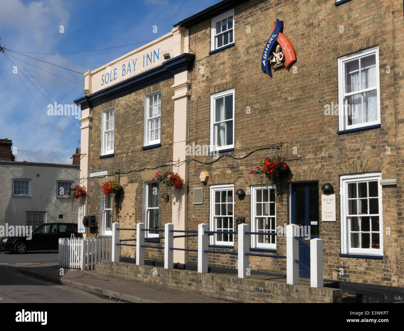 The Sole Bay Inn, in Southwold, Suffolk, England. Stock Photo