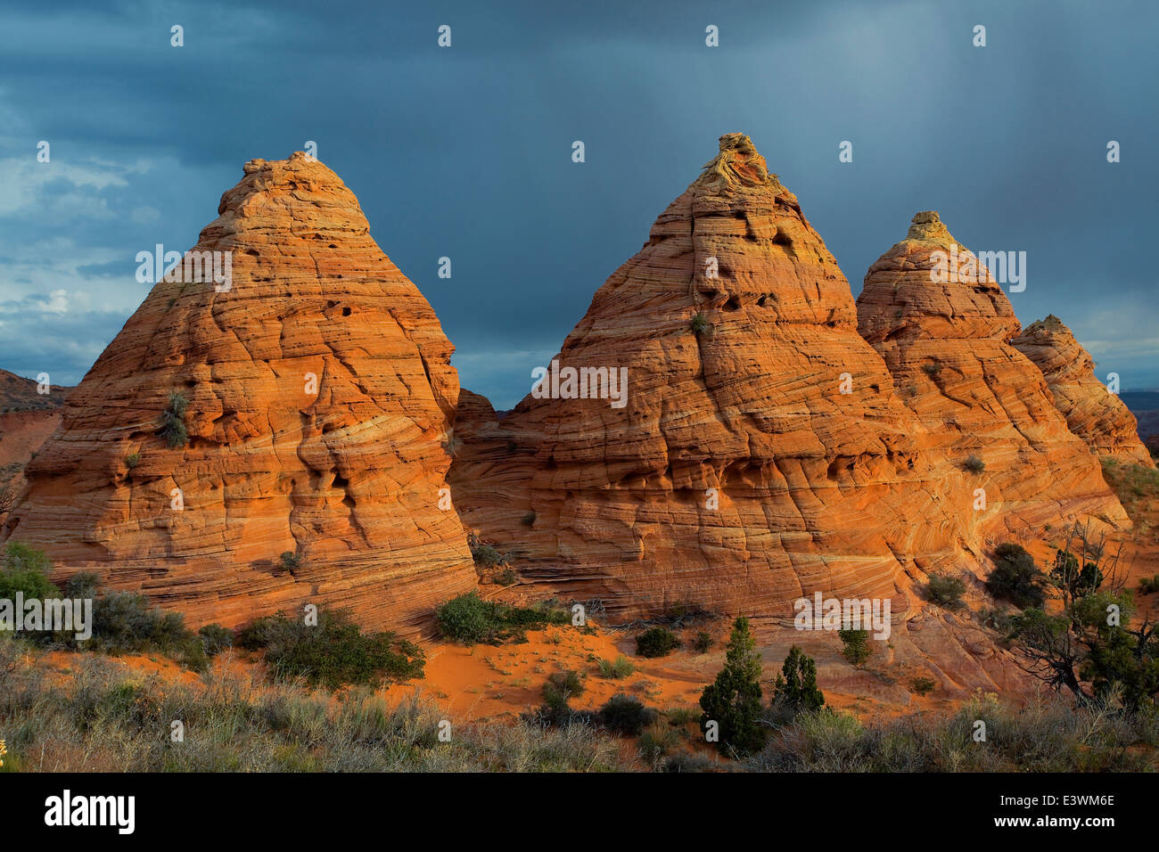 USA Arizona Vermillion Cliffs National Monument Coyote Buttes Stock 