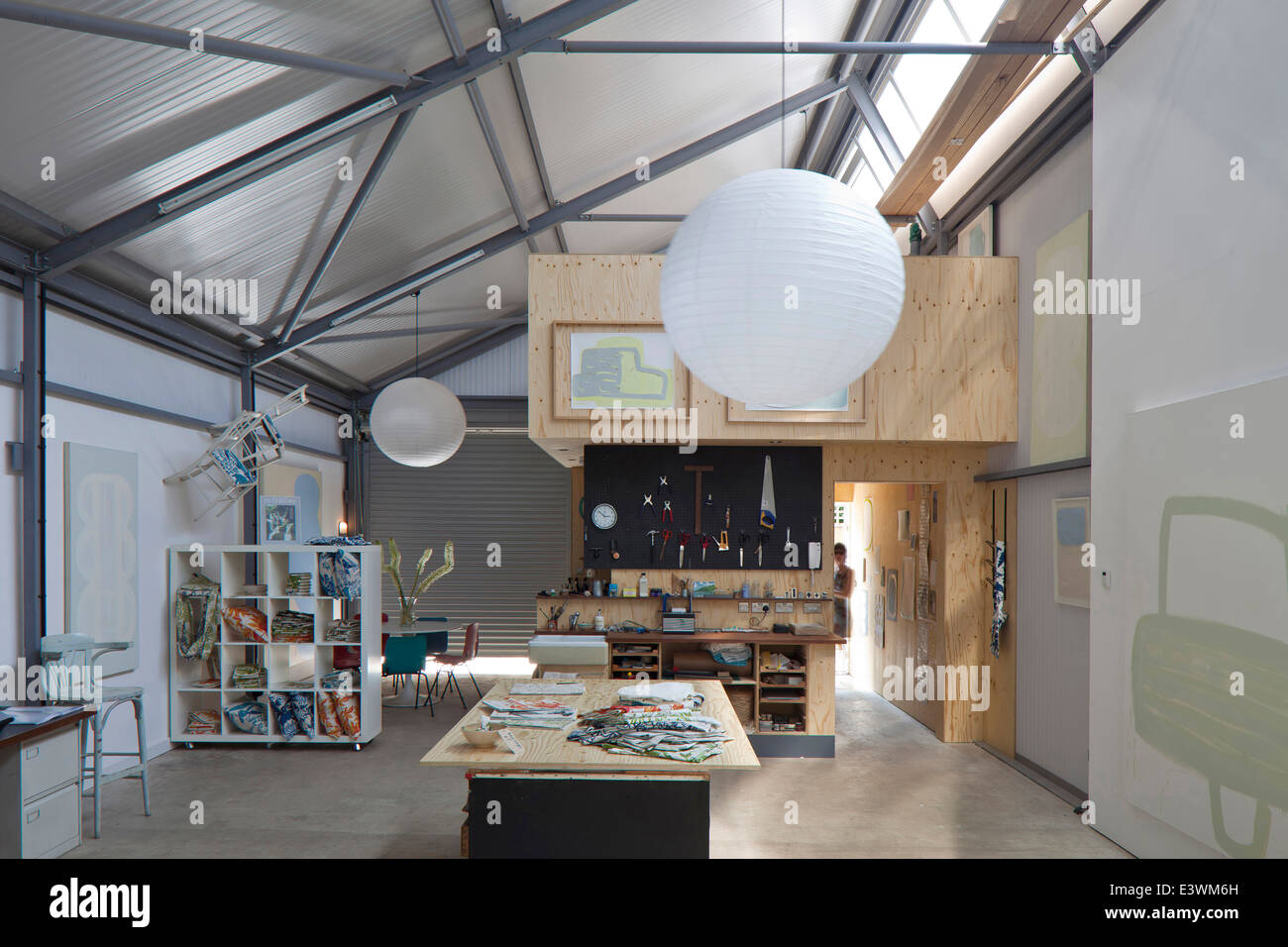 Working space, Hackney, London Stock Photo Alamy