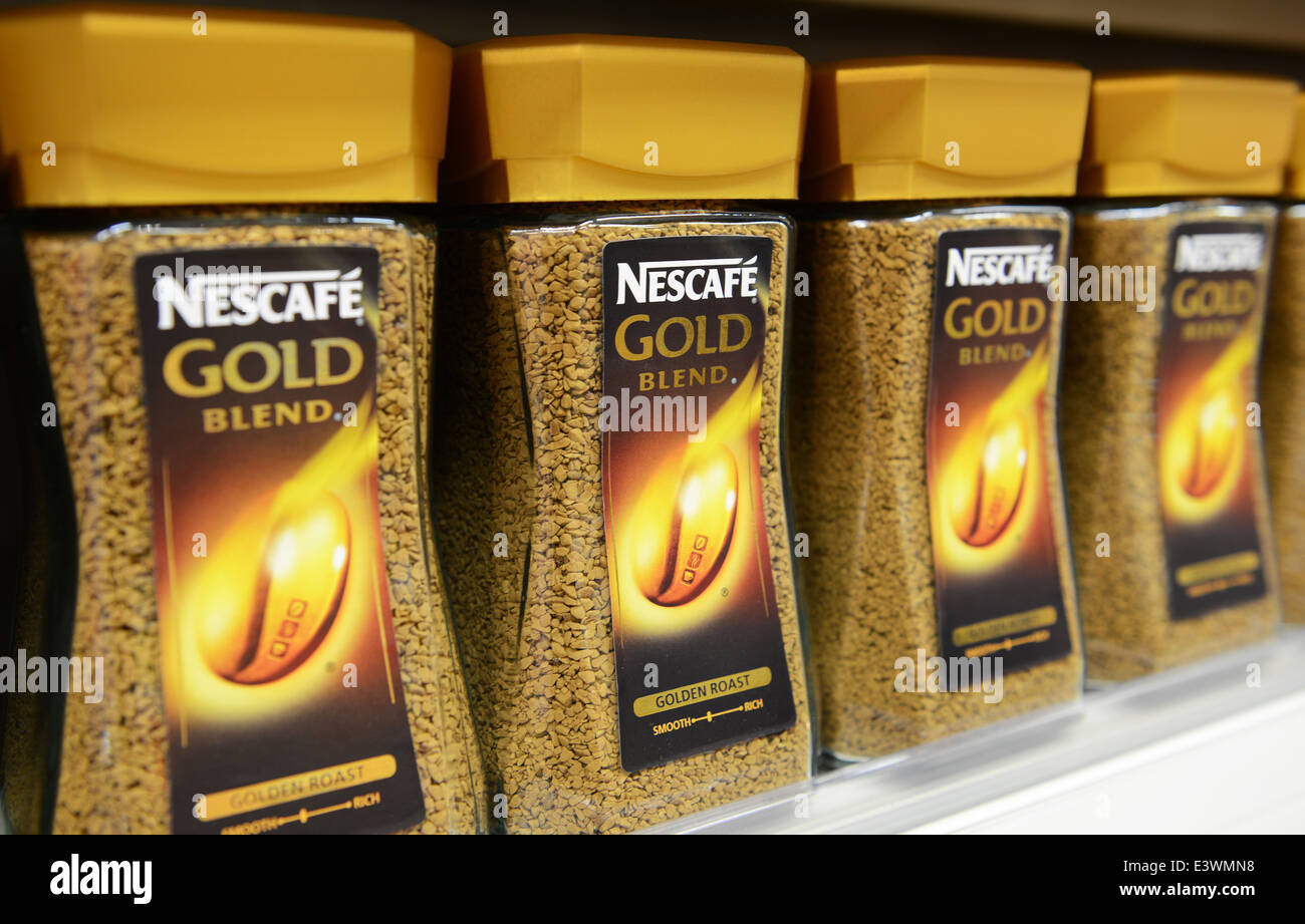 Nescafe Gold Blend Stock Photo