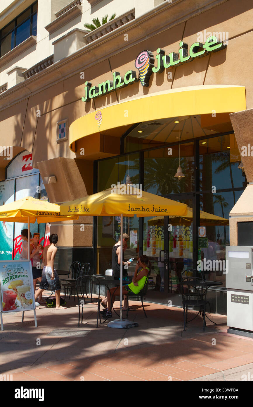 Jamba Juice healthy drinks store on main street Huntington Beach