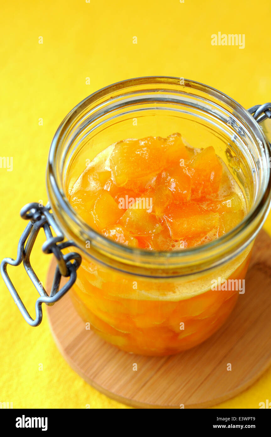 Fresh pumpkin jam Stock Photo - Alamy