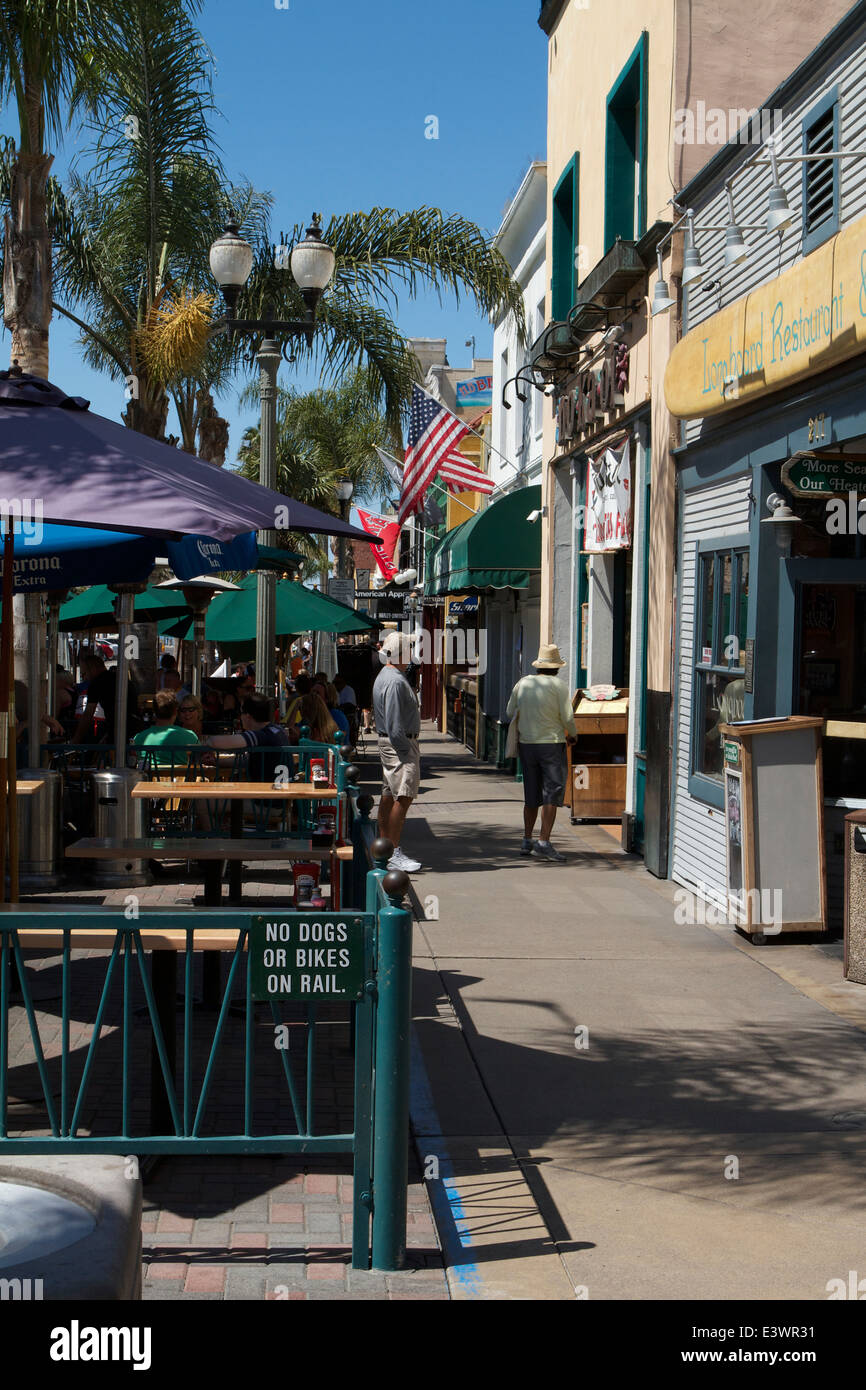Main street Huntington Beach California Stock Photo - Alamy