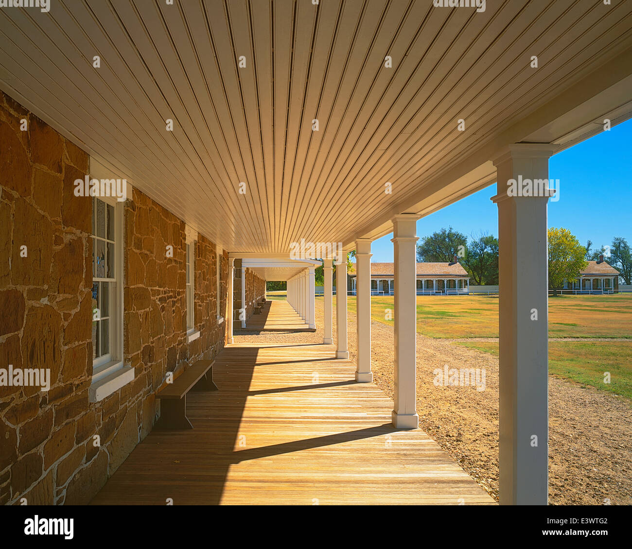 USA, Kansas, Fort Larned National Historic Site Stock Photo Alamy