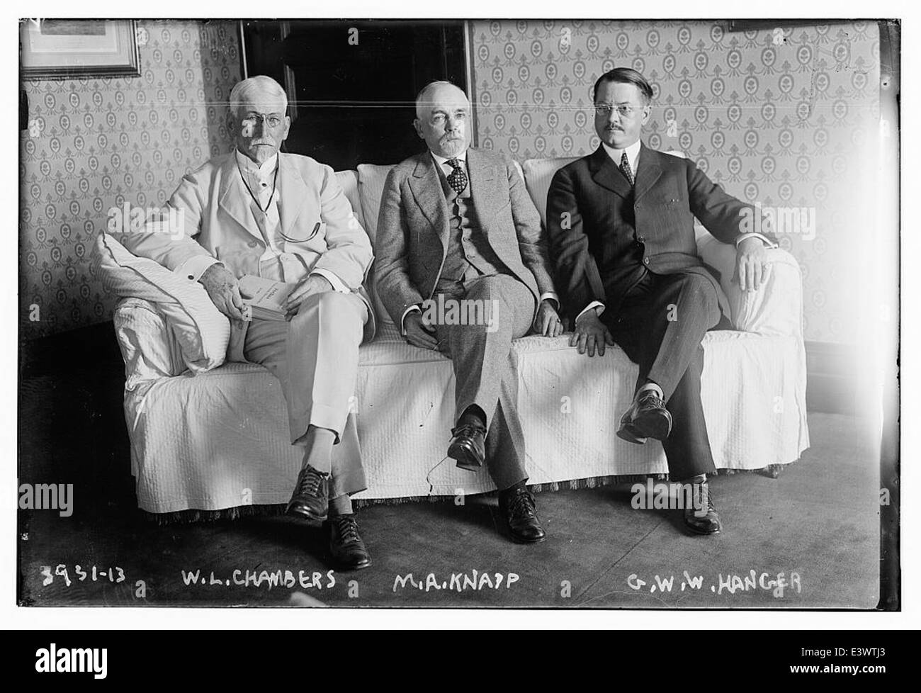 W.L. Chambers, M.A. Knapp, G.W.W. Hanger (LOC) Stock Photo