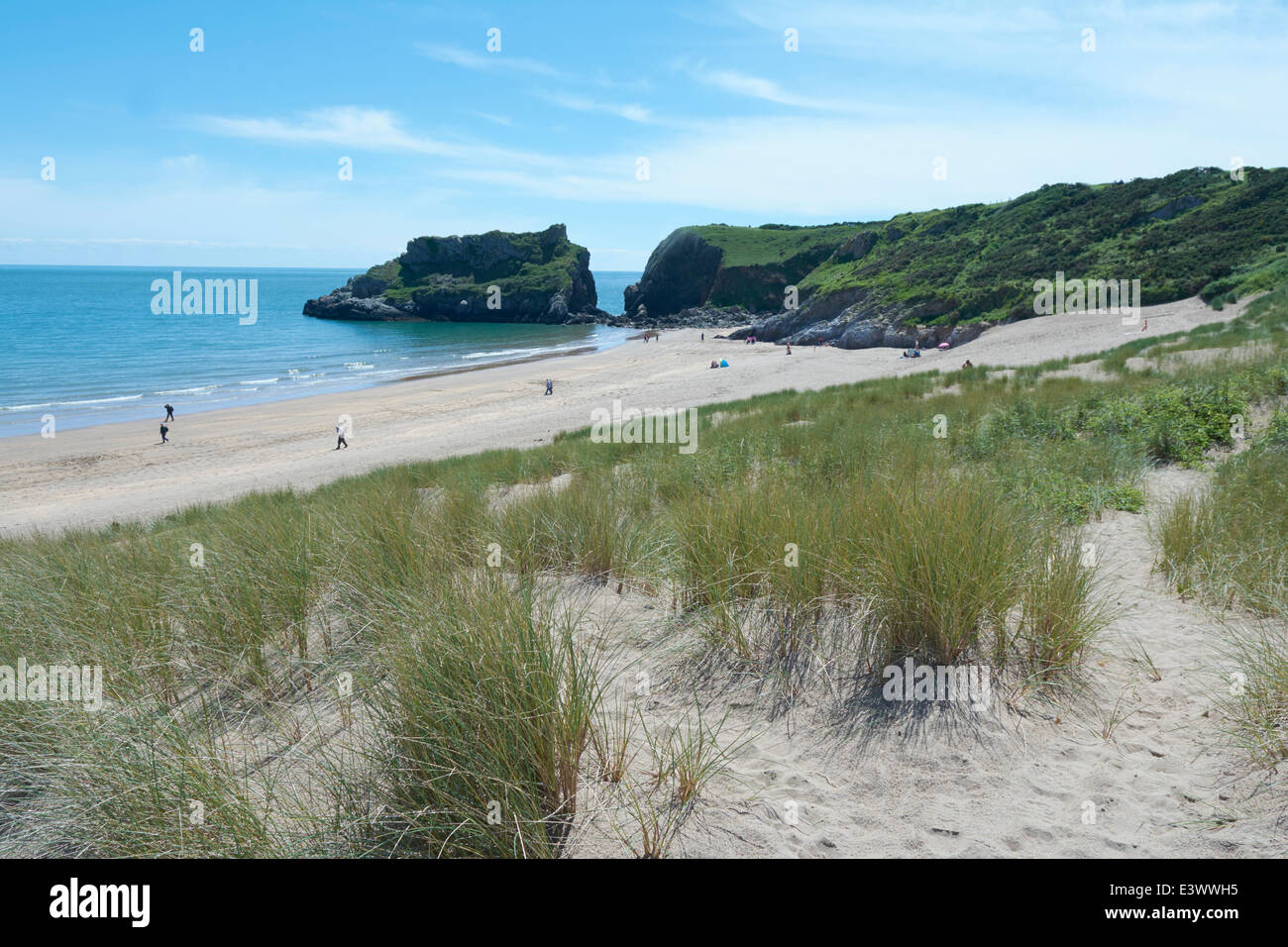 Broad Haven South Beach - Pembrokeshire, Wales, UK Stock Photo