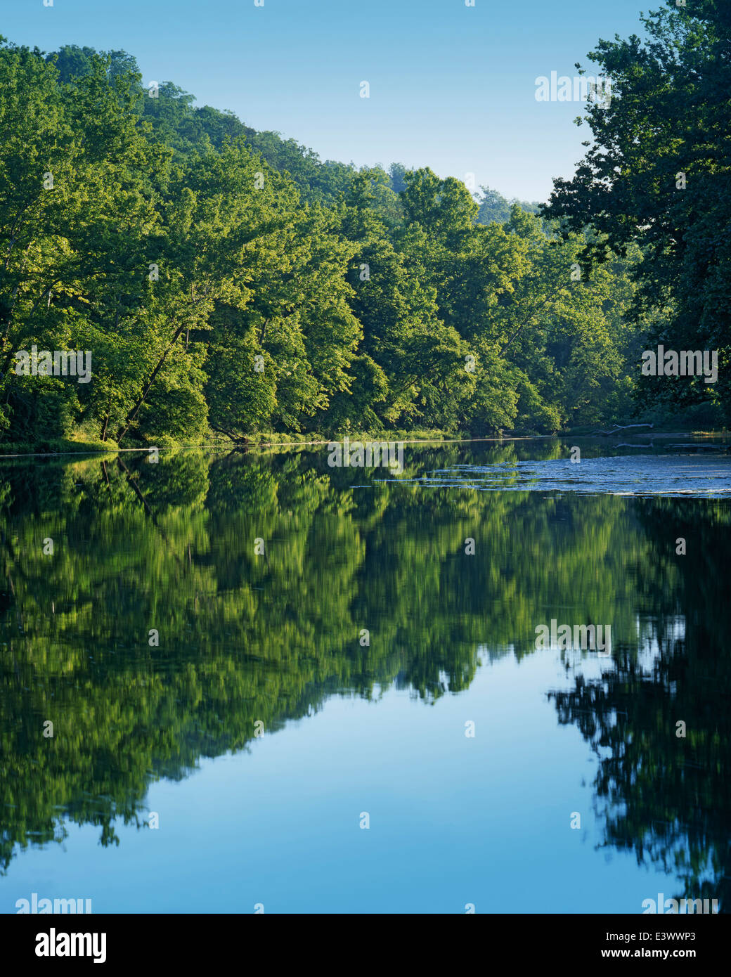 Bennett Spring Stream Map Bennett spring state park hi-res stock photography and images - Alamy