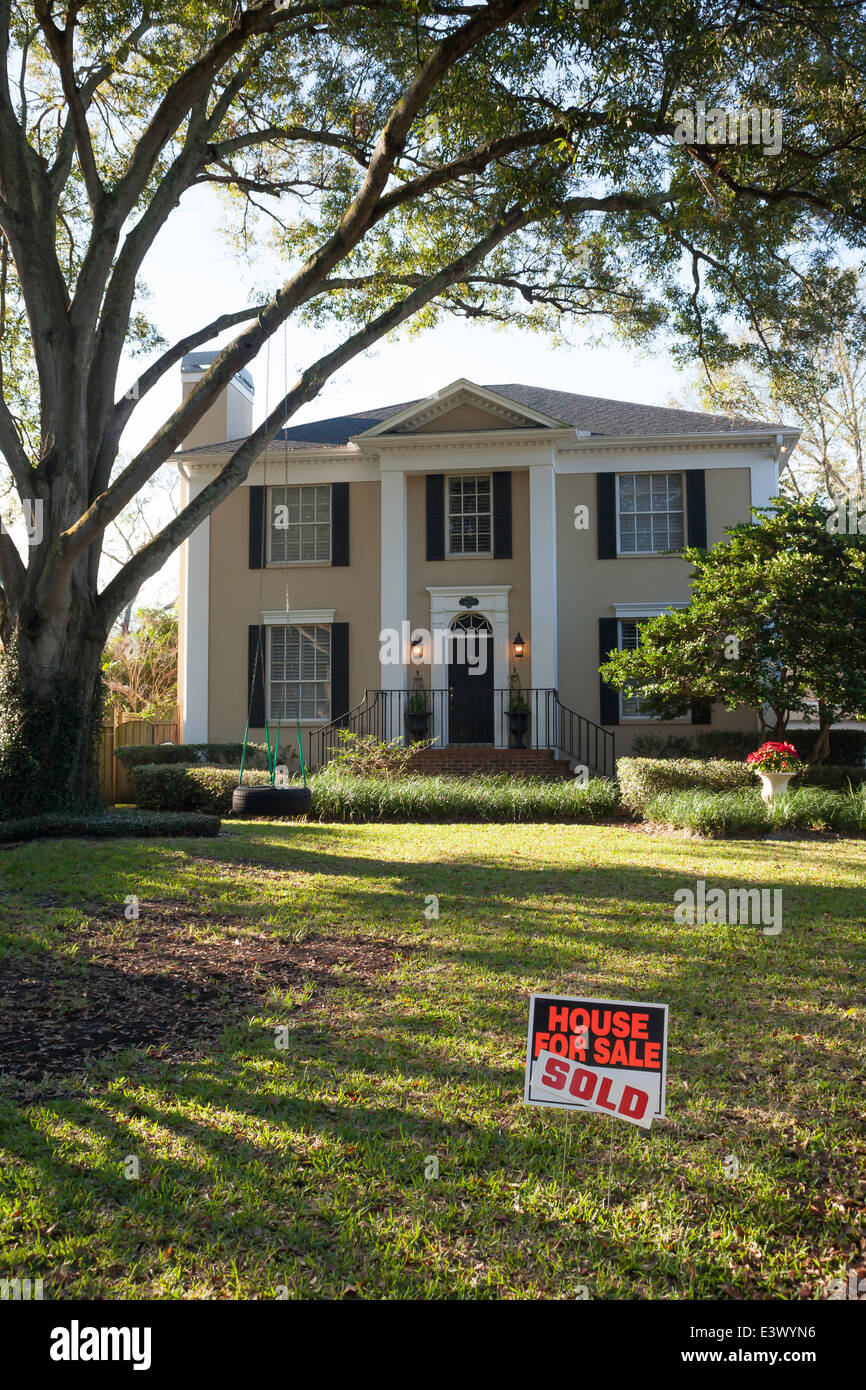 Luxury House For Sale and Sold, FL, USA Stock Photo Alamy