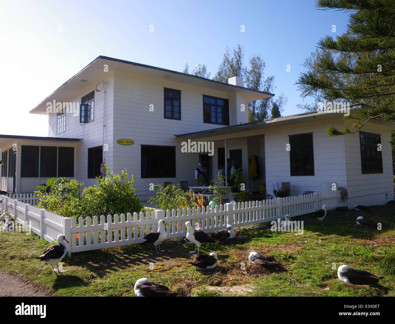 View of Renovations on Midway Atoll focus on improving housing facilities as ...