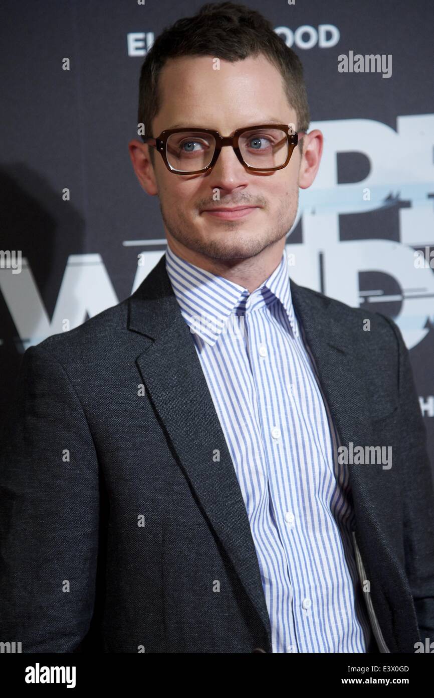 Madrid, Spain. 30th June, 2014. Actor Elijah Wood attends 'Open Windows' premiere at Capitol Theater on June 30, 2014 in Madrid Credit:  Jack Abuin/ZUMAPRESS.com/Alamy Live News Stock Photo