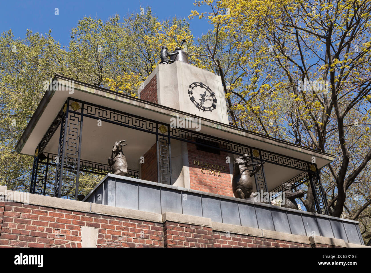 Delacorte Clock in Central Park, NYC Stock Photo Alamy