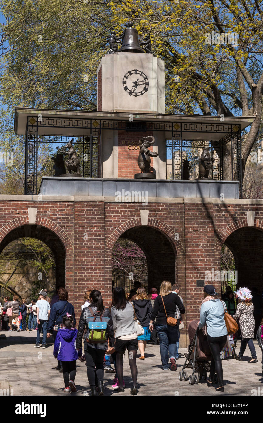 Delacorte Clock in Central Park, NYC Stock Photo Alamy