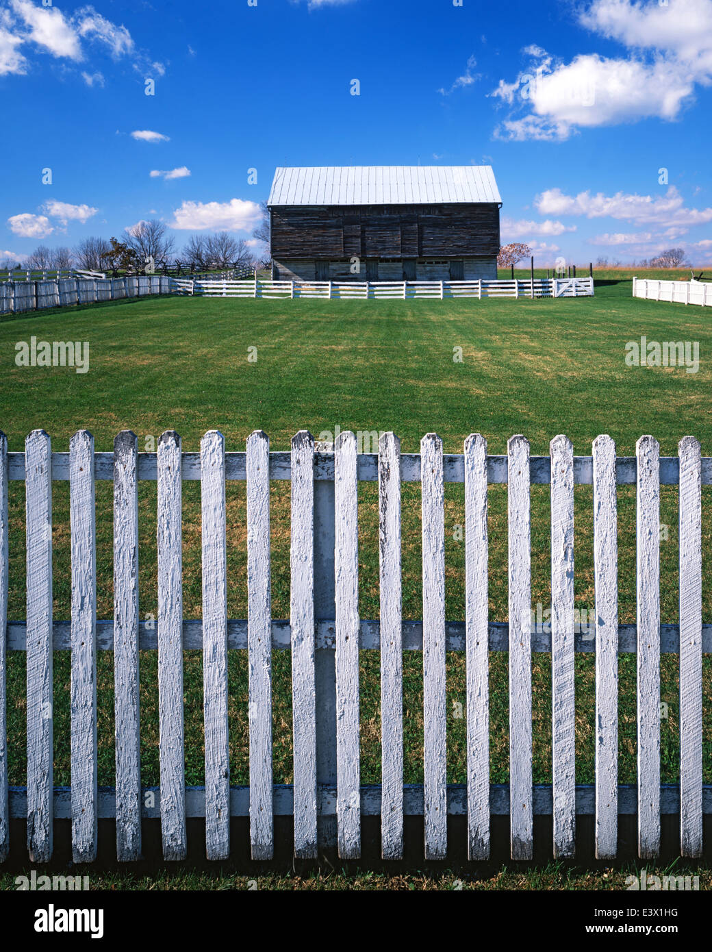 USA, Virginia, New Market Battlefield Park, Shenandoah Valley, Barn of